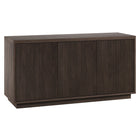 Hudson&Canal Hanson Rectangular Fluted TV Stand for TV's up to 55" - Alder Brown-Modern transitional design for your home office, bedroom, or living spaces