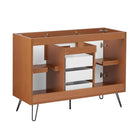 Modway Energize 48" Double Sink Compatible Bathroom Vanity Cabinet - Cherry/White-9