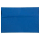 JAM Paper A9 Invitation Envelopes, 5.75 x 8.75, Presidential Blue, 250 Pack (563916910H)-Presidential blue dark base envelope