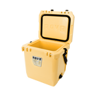 RovR CoolR 25 Quart Hard Cooler with Shoulder Strap - Sunny Side-DualSpout Plug makes draining simple and secure