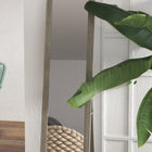 HOMCOM Full Length Mirror - 14.6" W x 61.8" H - Grey-Pure colour finish blends into your bedroom, living room, hallway with ease 