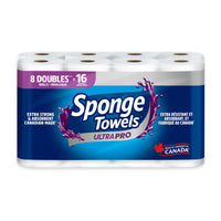 SpongeTowels UltraPRO Choose-A-Size Double - 8 Pack-Extra strong and absorbent