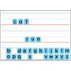Ashley Productions Smart Poly Touch-Stik Phonics Tiles & Mat - Fun with Letters Set - 104 Tiles-These vibrant, reusable, re-stickable, thick tiles stickers adhere to Smart Poly surfaces, making them perfect for at-home or on-the-go learning. Watch as your student or child engages with these tactile, colourful phonics aids, fostering a love for language and literacy.