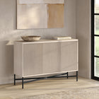 Hudson&Canal Brighton 48"W Buffet Table - Alder White-Features easy assembly