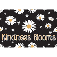 Ashley Productions The Original Fun Mat Welcome Mat - 15.5" x 23.5" - Kindness Daisies Welcome-Measurement & Design: The Kindness Daisies Welcome Mat measures 15.5" x 23.5".
