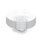 Blooms Clear Saucer - 4" - 10 Pack-Perfect for small pots and seedlings