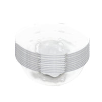 Blooms Clear Saucer - 4" - 10 Pack-Perfect for small pots and seedlings