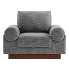 Modway Oasis Upholstered Fabric Armchair - Grey-Weight Capacity: 200 lb