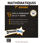 Dynamic Math Alberta French - Grade 7-Math book contains clear and concise instructions, straightforward examples, and practice questions with answer key