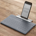 Logitech Keys-To-Go Bluetooth Keyboard for iPhone, iPad, and Apple TV - Stone-An easy one-time Bluetooth pairing provides a reliable connection between Keys-To-Go and your device.
