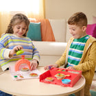 Kinetic Sand SquishPizza Rising Pizza Playset-Includes 5 tools & 4 colors: Comes with 1lb of Kinetic Sand in 4 colors, 2 stampers & 3 tools. Spark creativity & enhance sensory skills with the oven’s topping molds, mix sand colors & slice pizzas with the cutter.