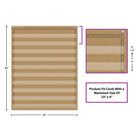 Teacher Created Resources 10 Pocket Chart - 34" x 44" - Burlap Design-Pocket chart features 10 pockets