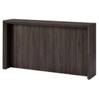 Hudson&Canal Piedmont 56"W Console Table - Alder Brown-Tabletop features a weight capacity of 60 lbs
