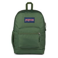JanSport Cross Town Plus Backpack - Cargo Green-One large main compartment