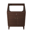 Modway Ledger 24" Wood Bathroom Vanity Cabinet - Walnut-9