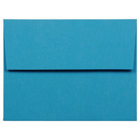 JAM Paper A2 Coloured Invitation Envelopes - 4 3/8 x 5 3/4 - Blue - 100 Pack-These envelopes are perfect to use for sending invitations, greeting cards, RSVP's, thank you cards, gifts for birthdays, graduations, holidays and more