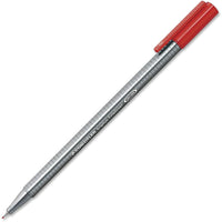 Staedtler Triplus Fineliner Porous Point Pens – 0.3mm – Red-Feature an ergonomic, lightweight triangular barrel for effortless, fatigue-free writing