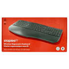 Staples Computer Keyboard Staples Tech Wireless Ergo Keyboard - Black - English | staples.ca