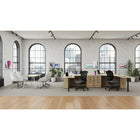 Offices to Go Avro Synchro-Tilter Office Chair - Light Grey-Tension adjustment allows you to rock comfortably, without heavy pushing, reducing muscle fatigue