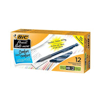 BIC Extra Comfort #2 HB Mechanical Pencils - 0.7mm - 12 Pack-Rubber grip provides added comfort and control