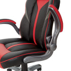 DESIGNlab By OSP Orion Gaming Chair - Red Accents-Integrated Headrest
