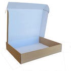 Eddie's Shipping Corrugate Boxes - 12" L x 9" W x 2.40" H - Kraft - 50 Pack-50/Pack