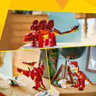 LEGO Creator Fierce Dinosaur-All 3 LEGO dinosaur toys for kids have several posable features