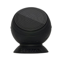 Speaqua Barnacle Pro 2.0 Portable Waterproof Bluetooth Speaker with Built-in Storage - Manta Ray Black-5 watts of high-performance audio output delivers deep bass and dynamic sound.