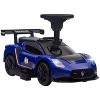 Qaba 6V Maserati GT2 Licensed Electric Car - Blue-Licensed Maserati GT2 for an authentic racing experience 