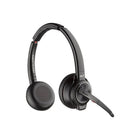 HP Poly Savi 8220 Headset And Charging Cradle - Black-Black on-ear design with high-comfort ear pads