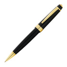 A.T. Cross Bailey Light Polished Black Resin and Gold Tone Ballpoint Pen - Fine - Black Ink-Black ink ballpoint pen