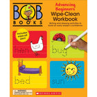Scholastic Bob Books Wipe-Clean Workbook Advancing Beginners - Phonics - Kindergarten (Stage 2: Emerging Reader)-Juvenile Fiction