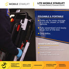 Mobile StairLift LITE Mobile Stairlift - Assorted Colours-Supports up to 250 lb weight capacity to accommodate most adult users