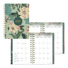 Blueline 17 Months Weekly/Monthly Planner - August to Dec - 8" H x 5" W - Verdant Design - Bilingual-17 Months, August to December