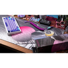 ONEofZERO Large Premium Desk Pad - Anti Slip Rubber Bottom - Anomalies Echo-Dimensions: 35.4" L x 15.7" Lx 0.15" H