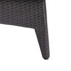 Modway Splendor 43.5" Rectangle Outdoor Patio Fire Pit Table - Espresso-6