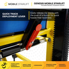 Mobile StairLift Genesis Portable Stairlift - Black-Anti slip track system and padded handles enhance safe operation