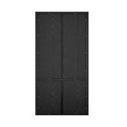 Manhattan Comfort Rivington 40" Modern 4-Shelf Bookcase Cabinet - Black-30 Day Limited Manufacturer's Warranty