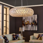 Modway Halo 25" Pendant Chandelier - Clear-3 (E26) 60W Bulbs (Not Included)