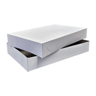 Eddie's Garment Box - 19X - 19" L x 12" W x 3" H - White - 50 Pack-Gift Box