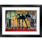 Looking For Trouble by Jenny Foster - Framed Print - 34" x 28"-High-quality art print professionally matted and framed