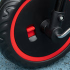 Qaba Toddler Tricycle with Adjustable Seat - Red-Easy-to-grip handle for added comfort 