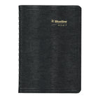 Blueline 2027 Two-Day Diary, Twin-Wire Binding, 8" x 5", Bilingual, Black-Appointment schedule from 7:00 a.m. to 6:30 p.m. in 30-minute intervals. Saturday and Sunday on the same page