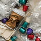 TerraCycle Breakroom Waste Zero Waste Box - Small-What is included: Durable colour-printed collection box with internal liner, pre-paid UPS return shipping label, and recycling of collected waste