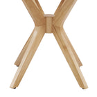 Modway Crossroads 24" Round Wood Side Table - Oak-8