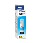 Epson T522 Ink Bottle - Standard Capacity - Cyan-Get thousands of pages