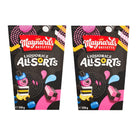 Maynards Bassetts Liquorice Allsorts Carton 400g (2 pack)-Filled with Maynards Bassett's Liquorice Allsorts sweets