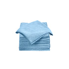 Rubbermaid Commercial Microfiber Light Duty Cloth - Blue-Dimensions: 16" H x 16" W