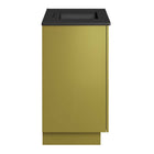 Modway Quantum 36" Bathroom Vanity - Black/Gold-Assembly Required