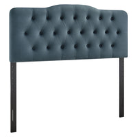 Modway Annabel Stain-Resistant Performance Velvet King Headboard - Cadet Blue-Stain-Resistant Performance Velvet